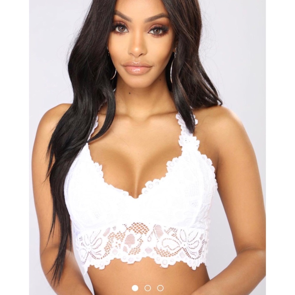 White bralette